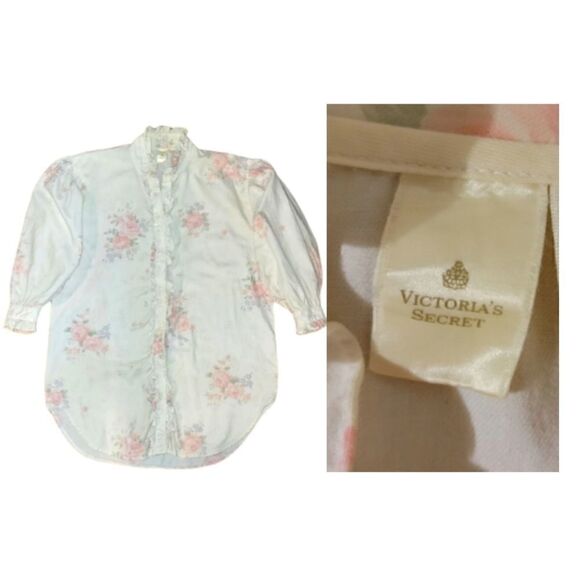 Vintage Crown GOLD Label Victoria's Secret Nightgown M - Picture 1 of 16